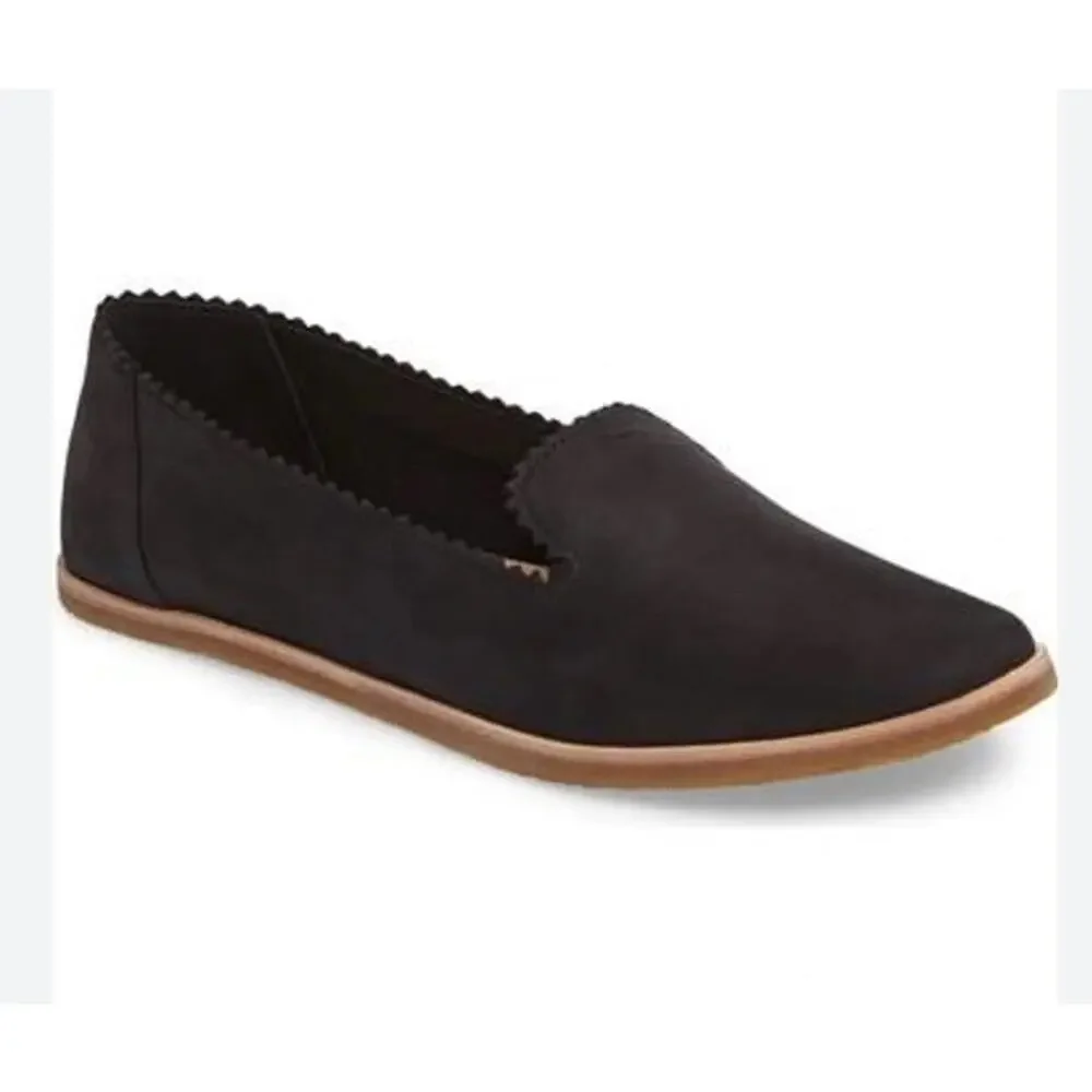 NEW UGG Vista Slip-on Flat in Black Women’s Nubuck Leather‎ Sz 11 Driving loafer